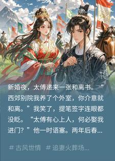太傅为外室逼我和离,我转身嫁太子,他当场红了眼